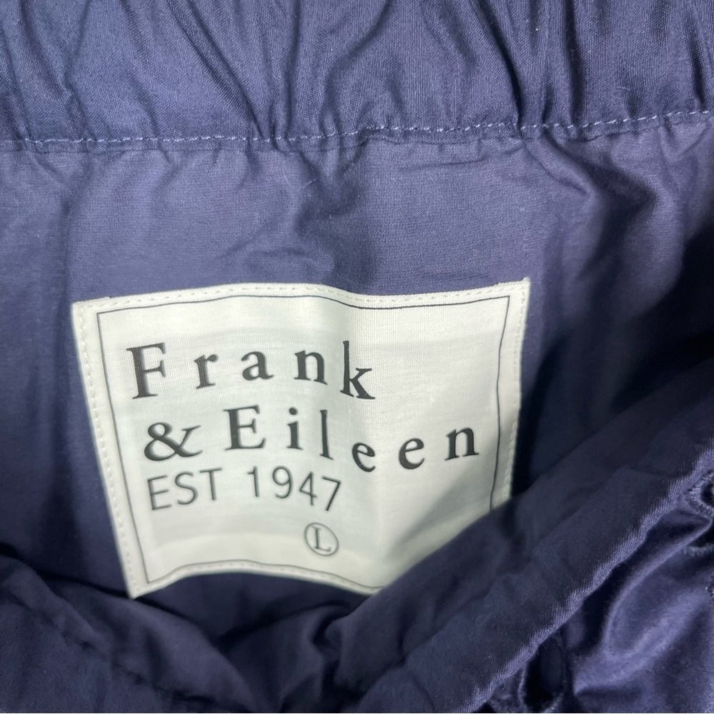 Frank & Eileen Grace Eyelet Midi Skirt In Navy Blue‎ Women's Size L - Picture 8 of 10